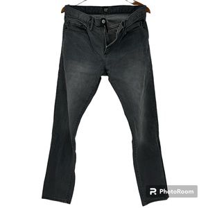 Gap Gray Denim Slim Fit 30x30 Zip Fly 5 pockets Jeans Like New Mens Teens